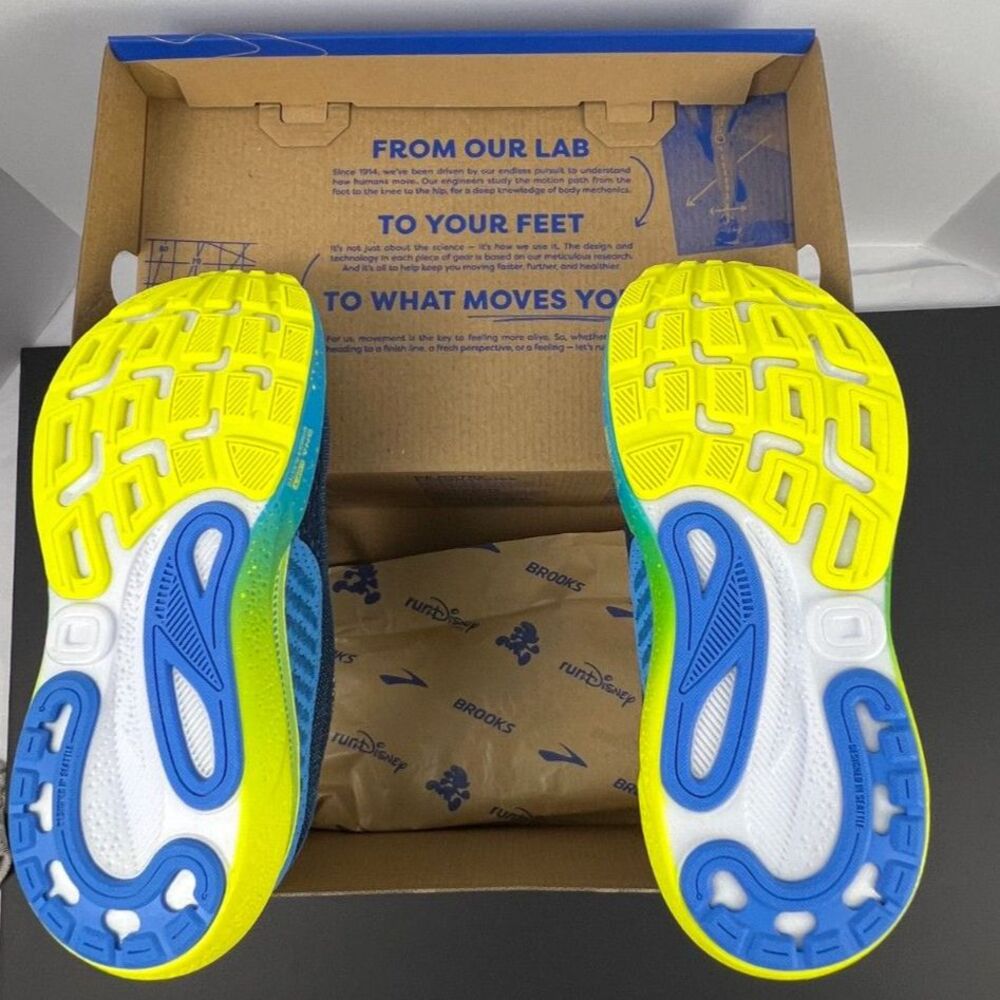 Brooks Adrenaline GTS 24 runDisney Mickey Mouse Women’s Size 8 NIB 1204931B486 - Picture 6 of 10